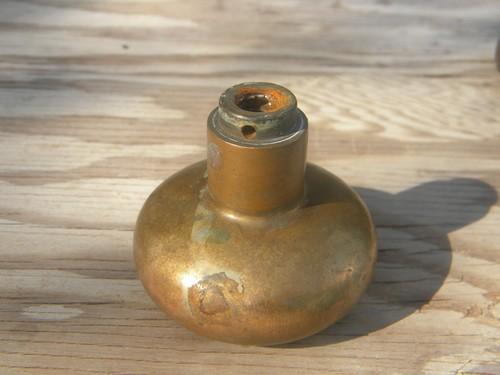 lot red brass/bronze door knobs machine-age industrial vintage hardware