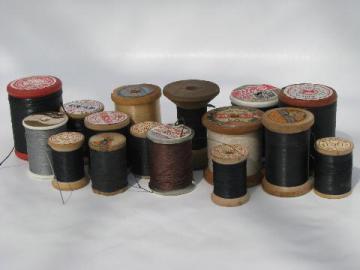 assorted vintage heavy duty sewing thread for carpets, leather