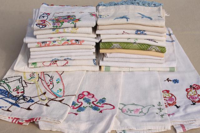 https://laurelleaffarm.com/item-photos/lot-vintage-linens-crochet-lace-embroidery-kitchen-tea-towels-and-guest-hand-towels-Laurel-Leaf-Farm-item-no-nt1141-1.jpg
