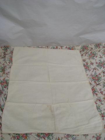 lot vintage new old stock natural heavy cotton baby blankets or crib cover pads