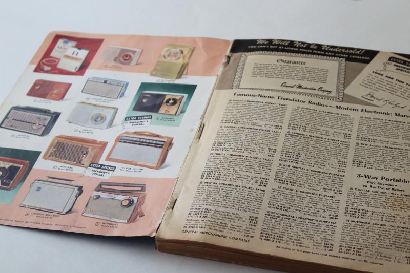 mid-century vintage General Merchandise Company - Milwaukee big book mail order catalog