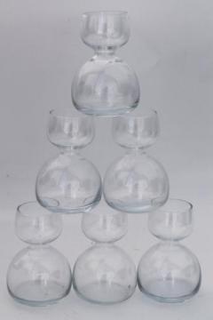 miniature bulb vases, bulb jars / forcing vases for grape hyacinths & small spring bulbs