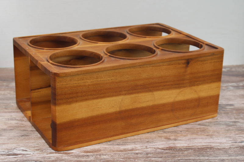 modern acacia wood wine rack, minimalist neutral storage meets decor, wine bottle holder