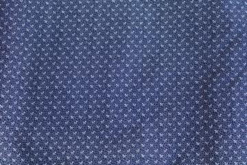 navy blue  white tiny print prairie girl calico fabric vintage VIP Cranston cotton