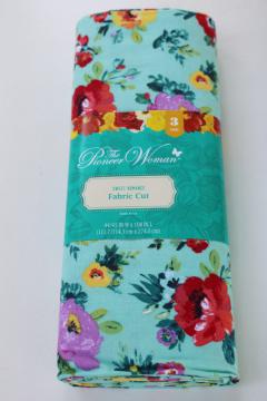 new Pioneer Woman cotton fabric 3 yard cut Sweet Romance floral print
