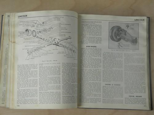 old 1950s Motor's Auto Repair manual w/ illustrations, hotrod vintage