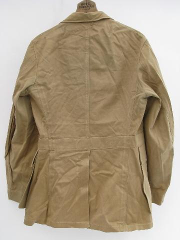 old WWII vintage khaki tan US Navy officer's uniform tunic/jacket w/trousers