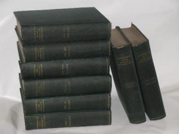 old antique Masterpieces of the World's Literature, late 19th century vintage