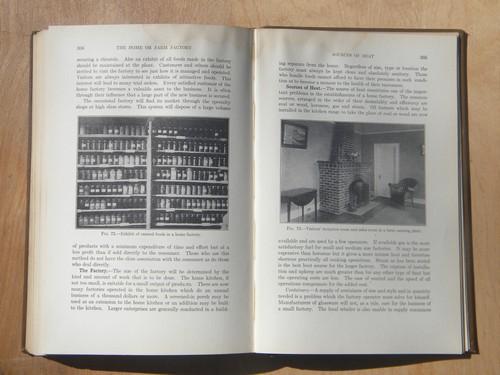 old farm kitchen book on preserving food, pickling/canning Depression vintage