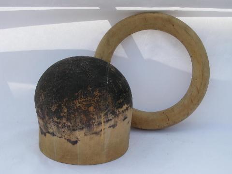 Antique Wood Hat Form for sale