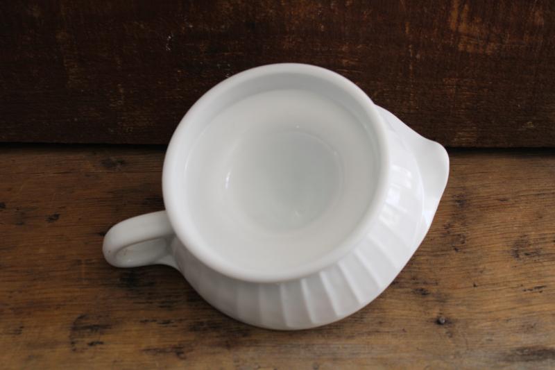 old milk glass reamer, orange or lemon juicer - vintage kitchenware