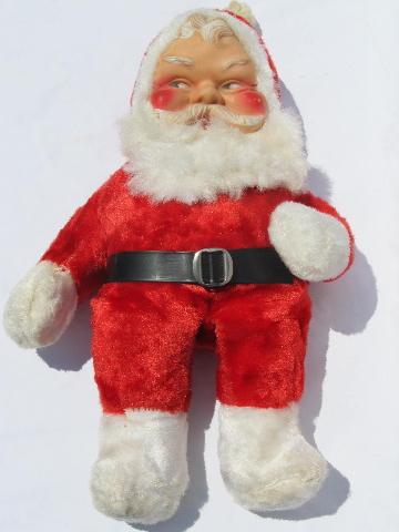 stuffed santa claus doll