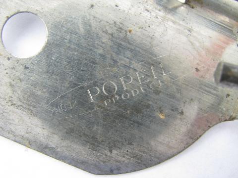 old-fashioned vintage all metal pancake turner / flipper spatula