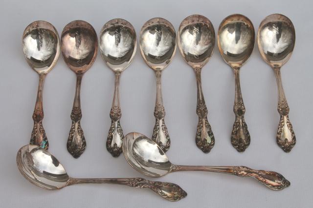 Antique 2025 soup spoons