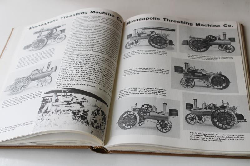 out of print book of steam engines, tractors & equipment, tons of vintage photos