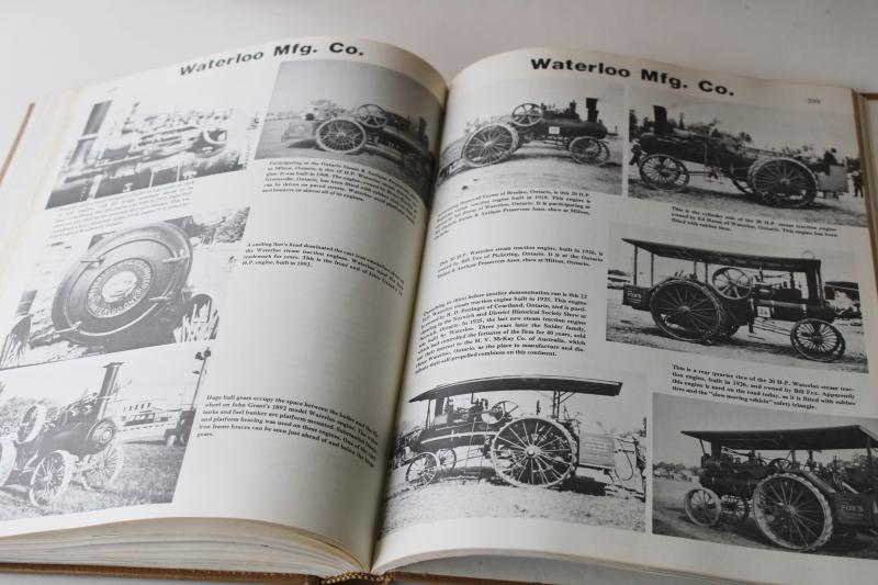 out of print book of steam engines, tractors & equipment, tons of vintage photos