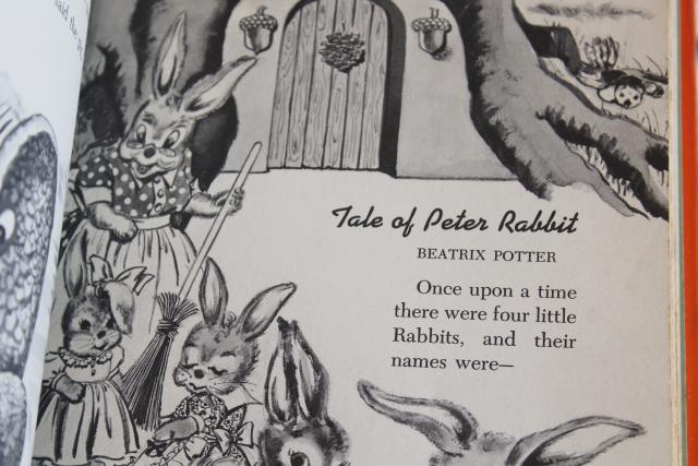rainbow colors vintage books for children, Make & Do, Story Hour bedtime stories