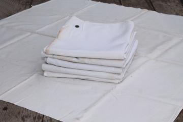 restaurant quality huge heavy cotton kitchen towels / aprons, vintage dish towels