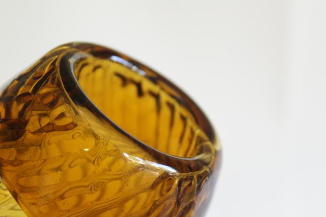 rustic vintage amber glass demijohn, huge hand blown glass wine bottle, floor vase