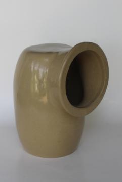 rustic vintage country stoneware crock salt pig, Moira pottery England