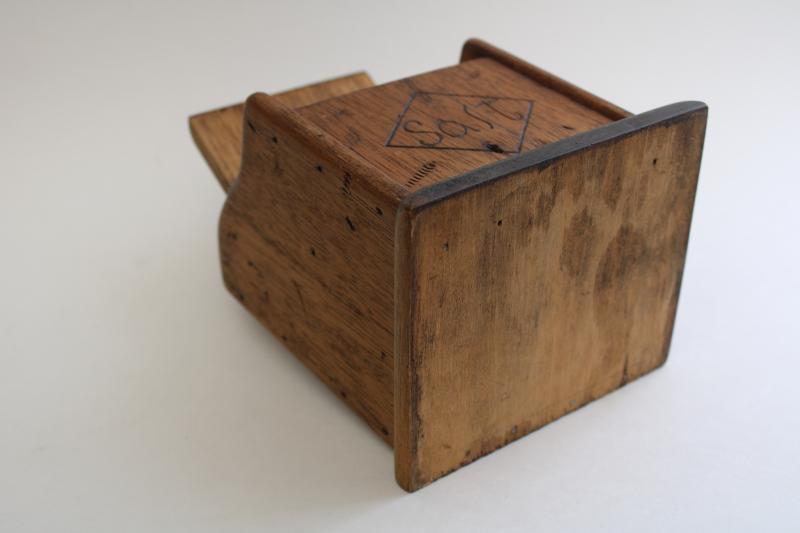Details about   Wood Shelf Salt Box Home Decor Handcrafted Farm Kitchen Primitive Solid Pine 
