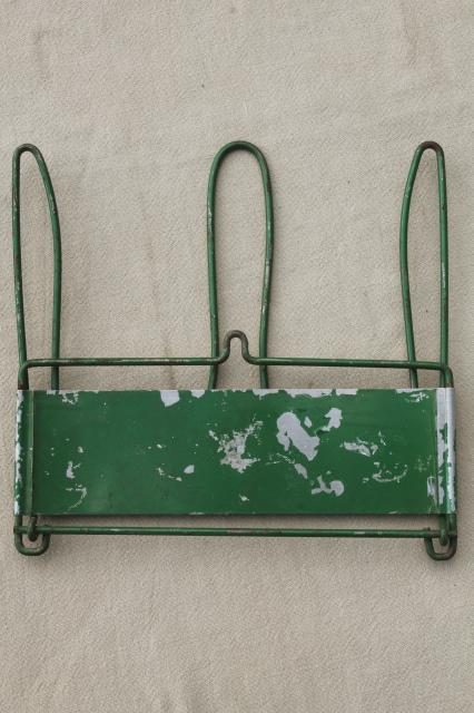 rustic vintage wall rack boot holder for wellies or fishing waders, mud room storage for boots