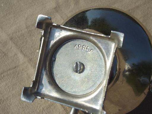 small samovar w/ vintage USSR mark, nickel silver plated coffee urn