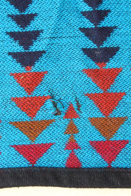 soft vintage camp blanket, Chief Joseph pattern Indian blanket ...