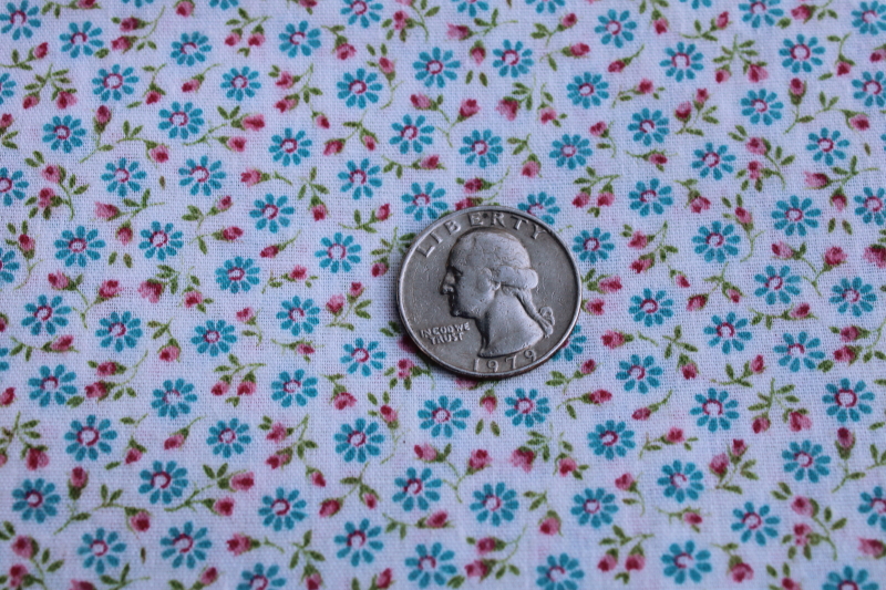 Small Vintage Floral Fabric Cotton Liberty Ditsy floral Printed