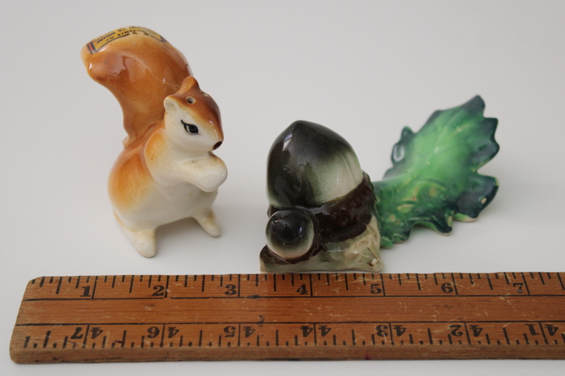 Squirrel & Acorn Salt & Pepper Set - Fancy Flours