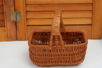 Heart Shaped Counter Basket  Small Amish Candy & Trinket Basket