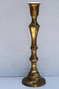 Solid Brass candlesticks (pair),9 1/4 tall, designed for Enesco made in  India, 
