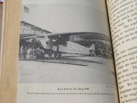 vintage 1928 1st edition of Skyward by Byrd, early avation/trans-atlantic flights/polar exploration w/photos