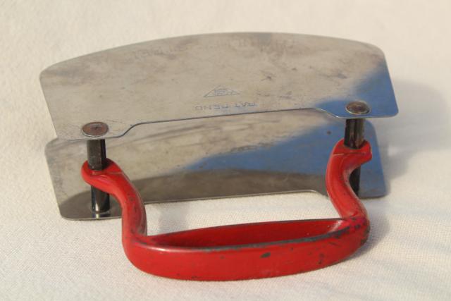 Vintage Herb Chopper - French 1920s Vegetable Cutter - French Hachoir -  Double Handed Rocking Herbs Slicer - Kitchenalia