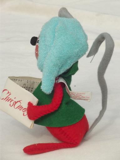 vintage annalee christmas mouse