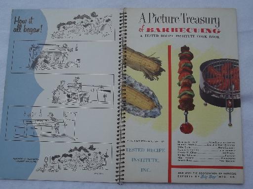 vintage Big Boy Barbecue cook book, barbeque recipes and tips, 1957