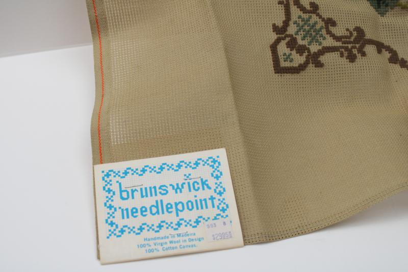 Madeira FAWN Baby DEER Preworked Needlepoint Tapestry Canvas Brunswick Handmade 