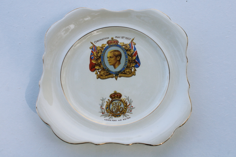 vintage Coronation souvenir 1937 King Edward VIII of England Duke of