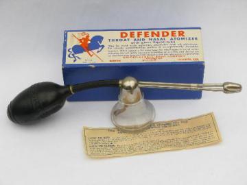 vintage DeVilbiss medical atomizer quack medicine apperatus