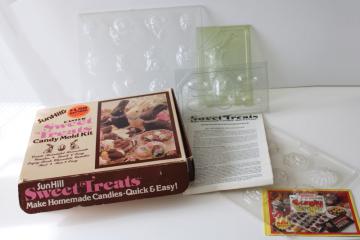 vintage Easter candy molds for chocolate, sugar eggs or seasonal craft projects
