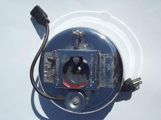 vintage Electrolux extension cord, retractable electrical cord reel