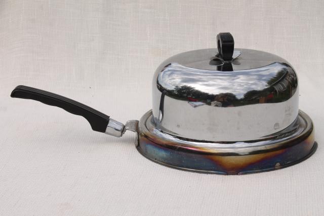vintage Everedy tater baker stove top oven for baking potatoes or warming leftovers