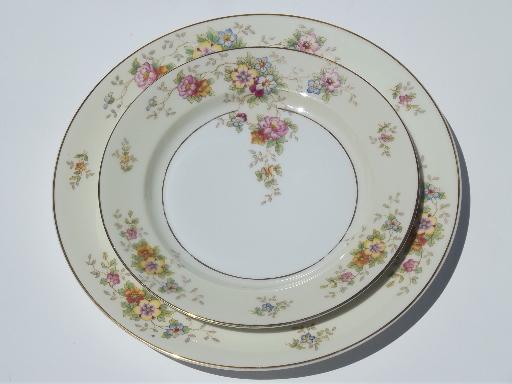 vintage Heinrich Selb Bavaria china, serving pieces, dinner and salad plates