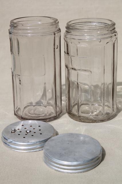 https://laurelleaffarm.com/item-photos/vintage-Hoosier-jars-depression-glass-kitchen-canisters-for-coffee-tea-spice-jar-SP-shakers-Laurel-Leaf-Farm-item-no-z81833-15.jpg