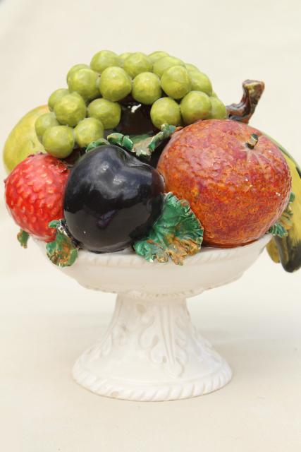 Ceramic fruit clearance centerpiece