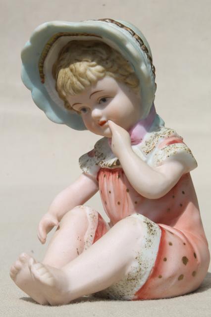 Vintage Japan Bisque Doll Baby Doll Porcelain Doll 