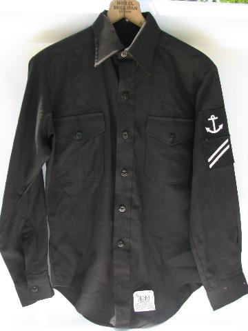 vintage Navy sailor's uniform shirt & pants w/anchor patch