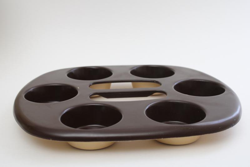 vintage Nordic Ware microwave Eggs n Muffin pan, conventional oven safe