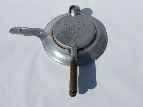 Vintage Nordic Ware Krumkake Scandanavian Cookie Iron Press