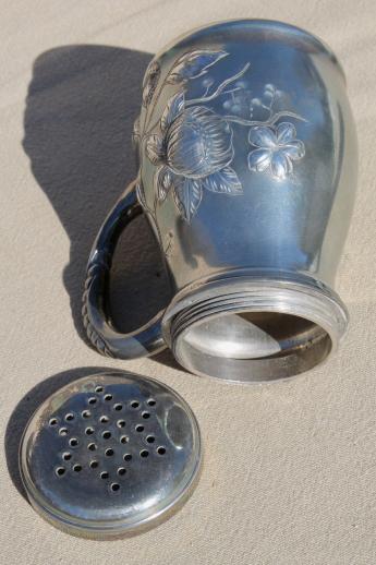 vintage Pairpoint silver plate shaker, sugar caster or pounce pot sander?